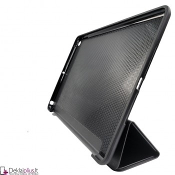 Smart soft dirbtinės odos dėklas - juodas (Ipad 10.2 (2019/2020/2021) Smart soft dirbtinės odos dėklas - juodas (Ipad 10.2 (2019/2020/2021)
